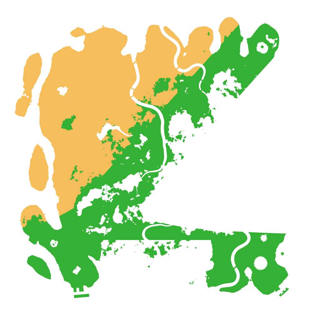 Biome Rust Map: Procedural Map, Size: 4250, Seed: 1962257299