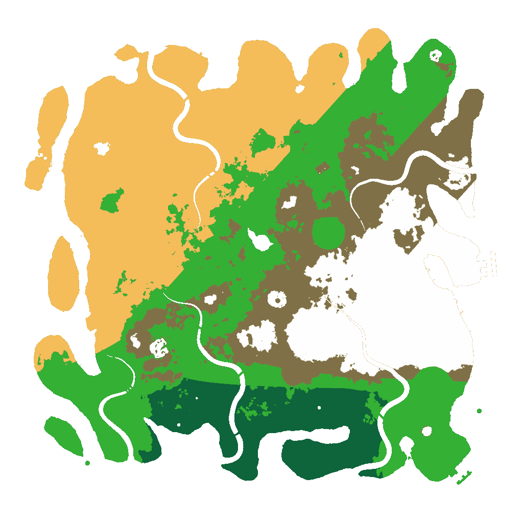 Biome Rust Map: Procedural Map, Size: 4250, Seed: 1962257299