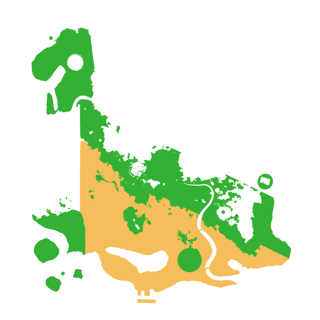 Biome Rust Map: Procedural Map, Size: 3500, Seed: 185508840
