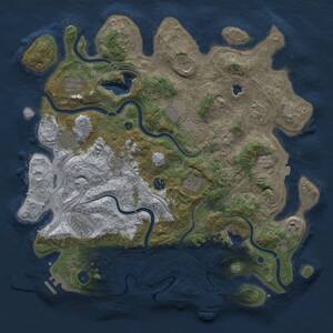 Thumbnail Rust Map: Procedural Map, Size: 4250, Seed: 364735583, 17 Monuments