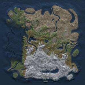Thumbnail Rust Map: Procedural Map, Size: 4250, Seed: 1900354153, 16 Monuments