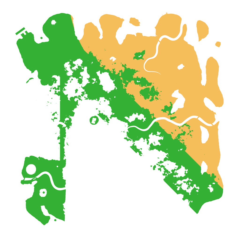 Biome Rust Map: Procedural Map, Size: 4500, Seed: 20429