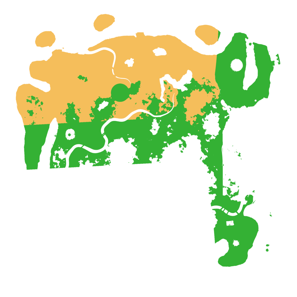 Biome Rust Map: Procedural Map, Size: 4300, Seed: 2020096056