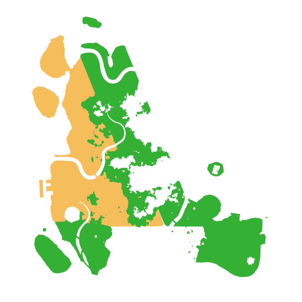 Biome Rust Map: Procedural Map, Size: 3500, Seed: 730309763