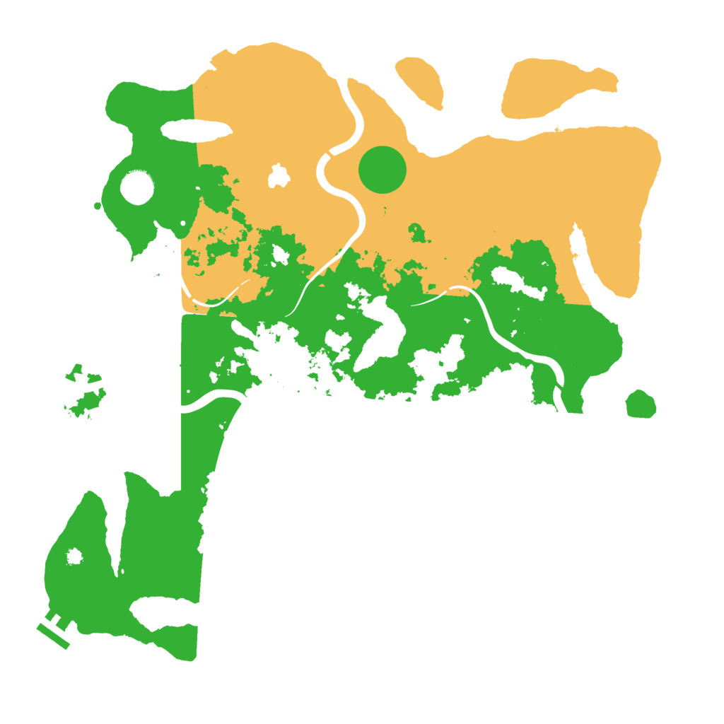 Biome Rust Map: Procedural Map, Size: 4000, Seed: 2100491289