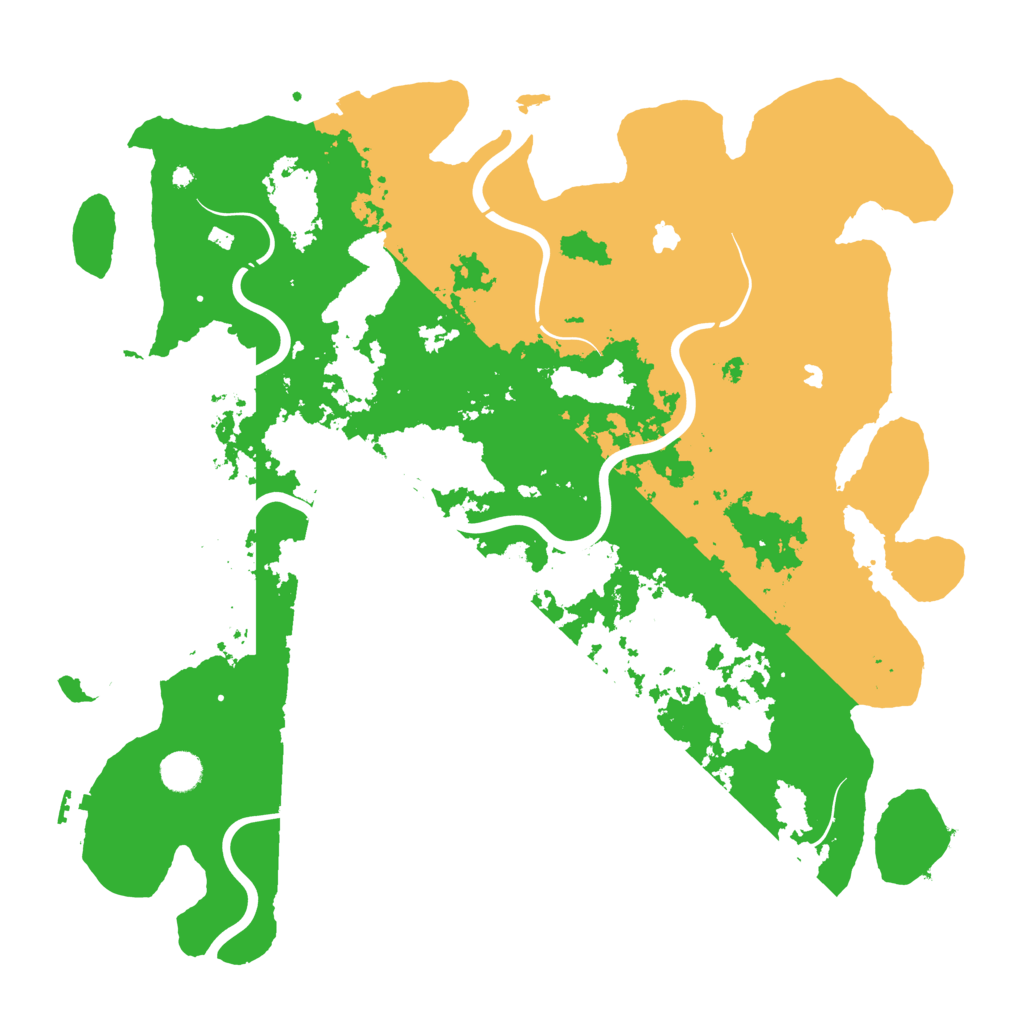 Biome Rust Map: Procedural Map, Size: 4500, Seed: 39908470