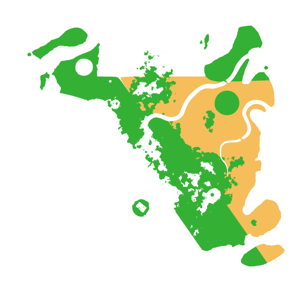 Biome Rust Map: Procedural Map, Size: 3300, Seed: 82785022