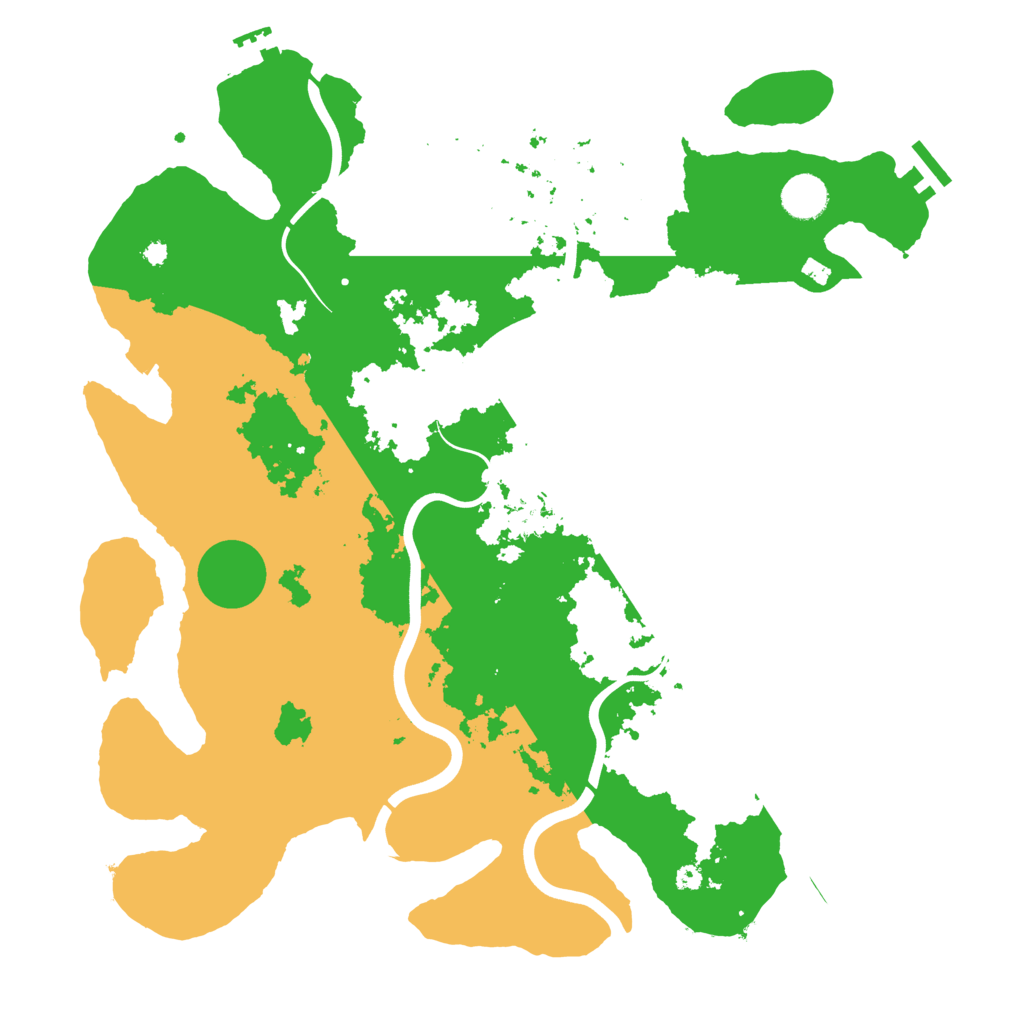 Biome Rust Map: Procedural Map, Size: 3950, Seed: 1777