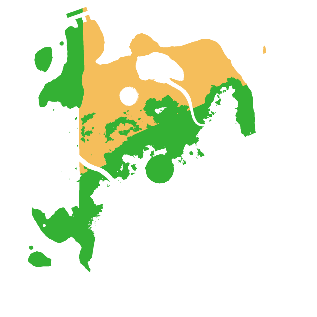 Biome Rust Map: Procedural Map, Size: 3000, Seed: 322391144