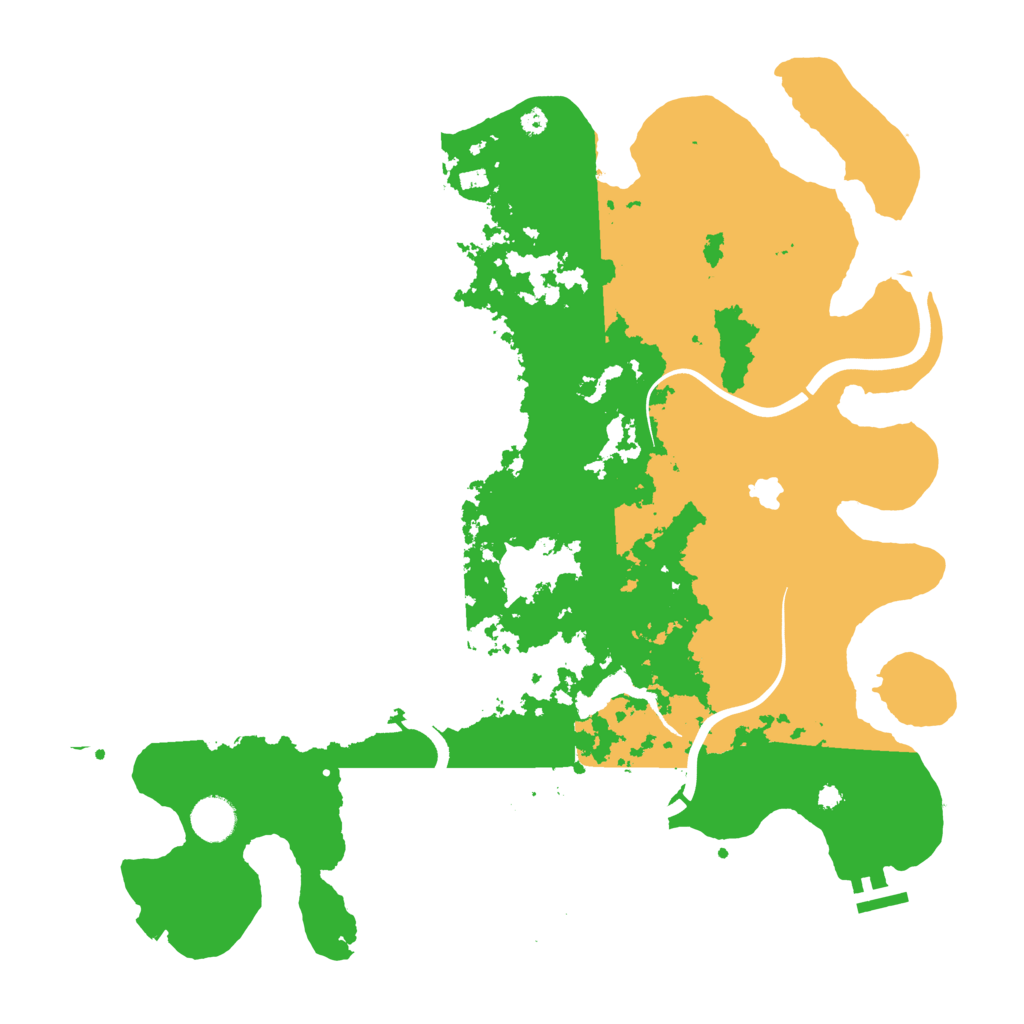 Biome Rust Map: Procedural Map, Size: 4000, Seed: 89300094