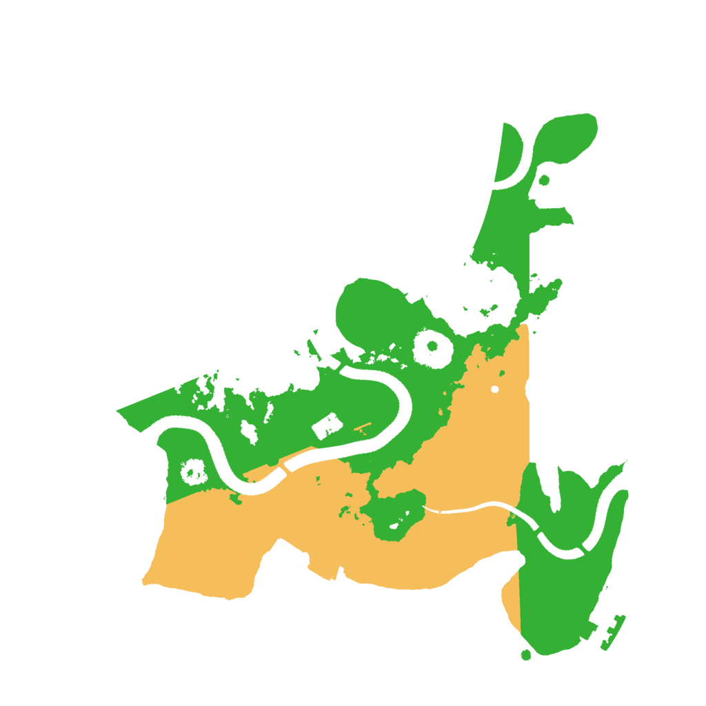 Biome Rust Map: Procedural Map, Size: 2700, Seed: 129093500