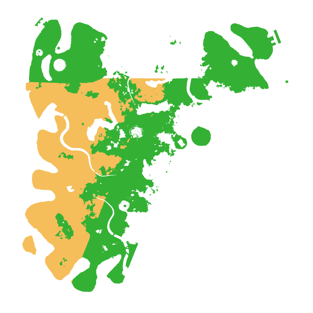 Biome Rust Map: Procedural Map, Size: 4500, Seed: 94203869