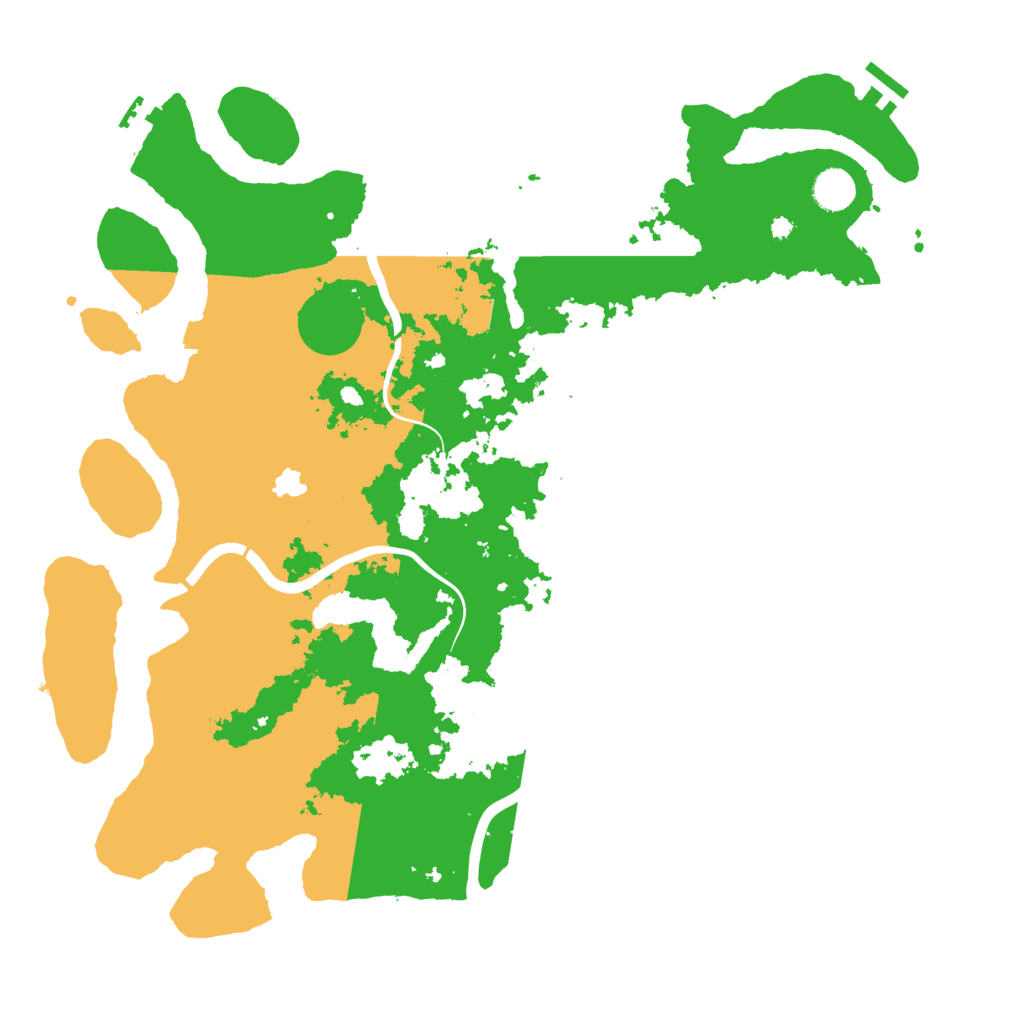 Biome Rust Map: Procedural Map, Size: 4250, Seed: 1014451239