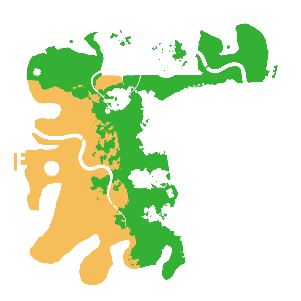 Biome Rust Map: Procedural Map, Size: 3500, Seed: 2010508377