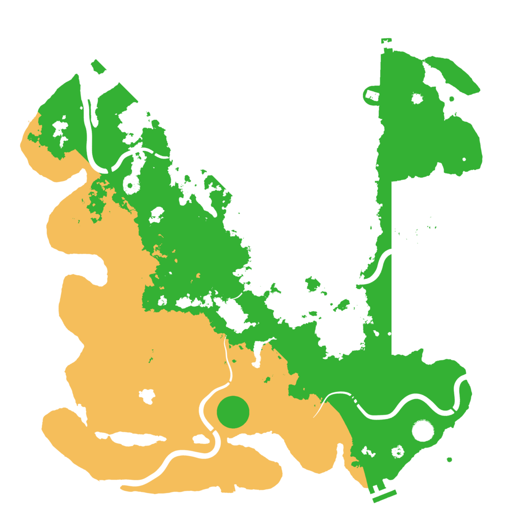 Biome Rust Map: Procedural Map, Size: 4250, Seed: 1634755504