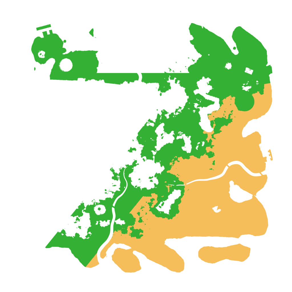 Biome Rust Map: Procedural Map, Size: 4000, Seed: 887233935