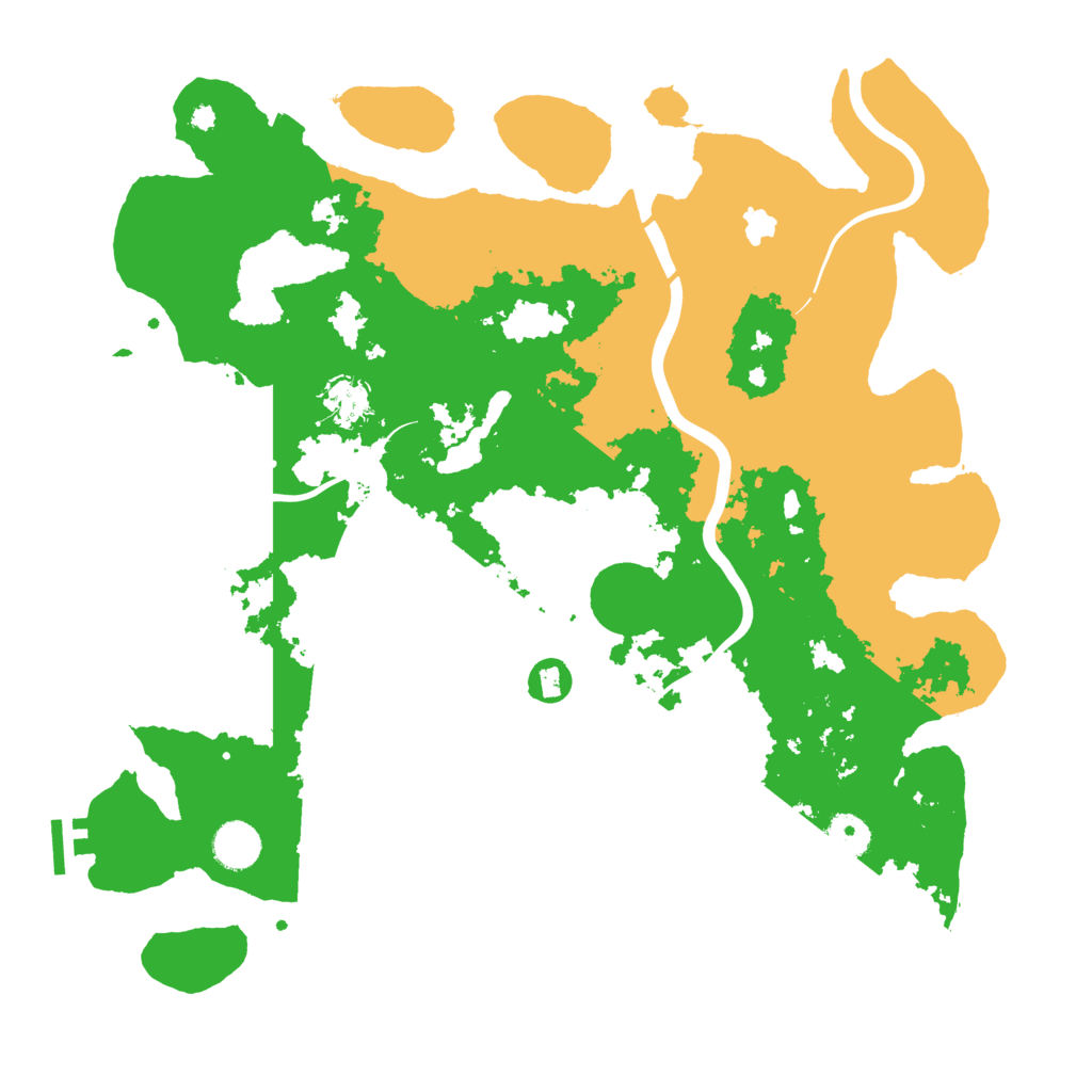 Biome Rust Map: Procedural Map, Size: 4000, Seed: 2021721176