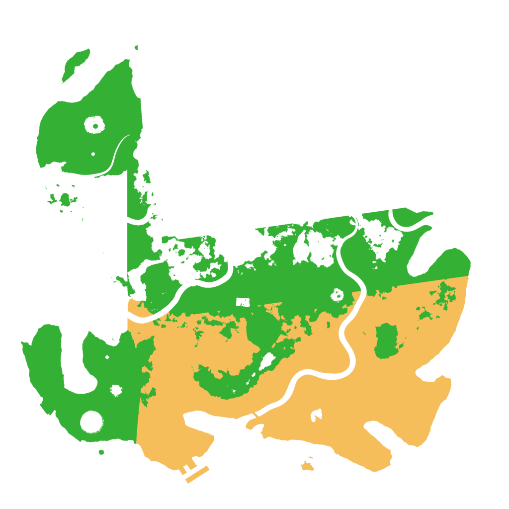 Biome Rust Map: Procedural Map, Size: 4000, Seed: 343519512