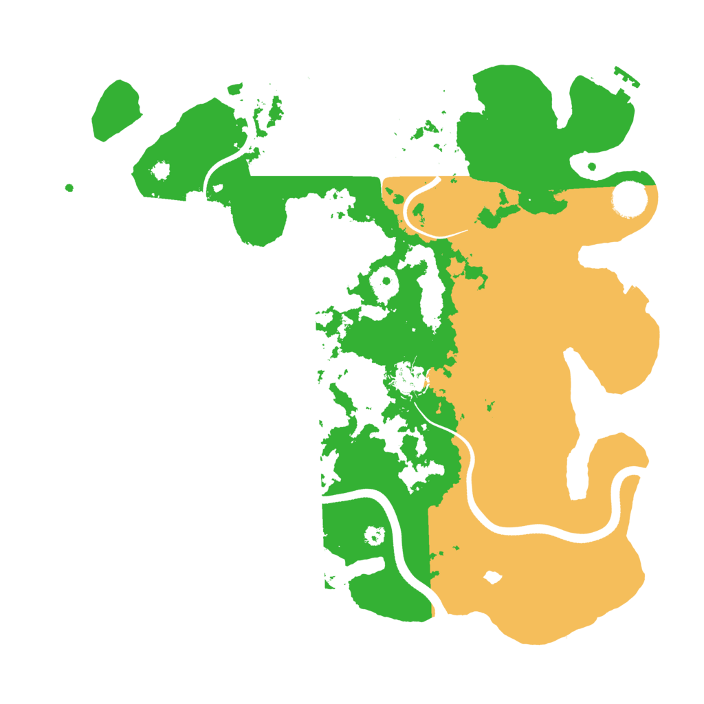 Biome Rust Map: Procedural Map, Size: 3500, Seed: 2124825899