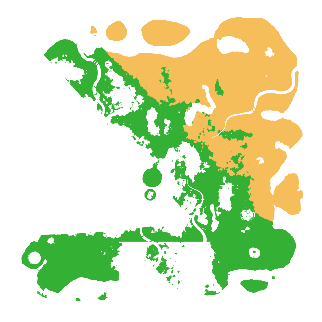 Biome Rust Map: Procedural Map, Size: 4500, Seed: 1153404668