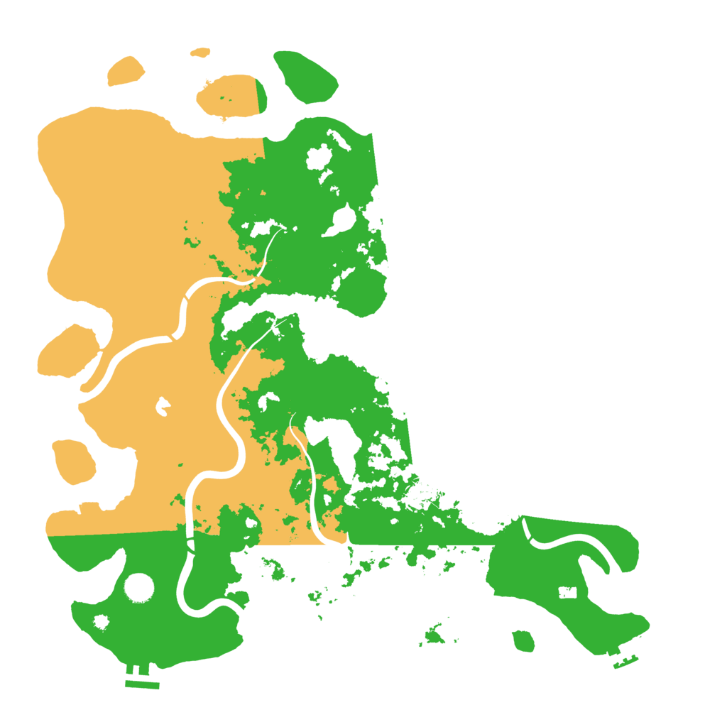 Biome Rust Map: Procedural Map, Size: 4300, Seed: 1897710432