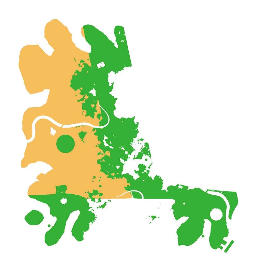 Biome Rust Map: Procedural Map, Size: 3800, Seed: 2116830333