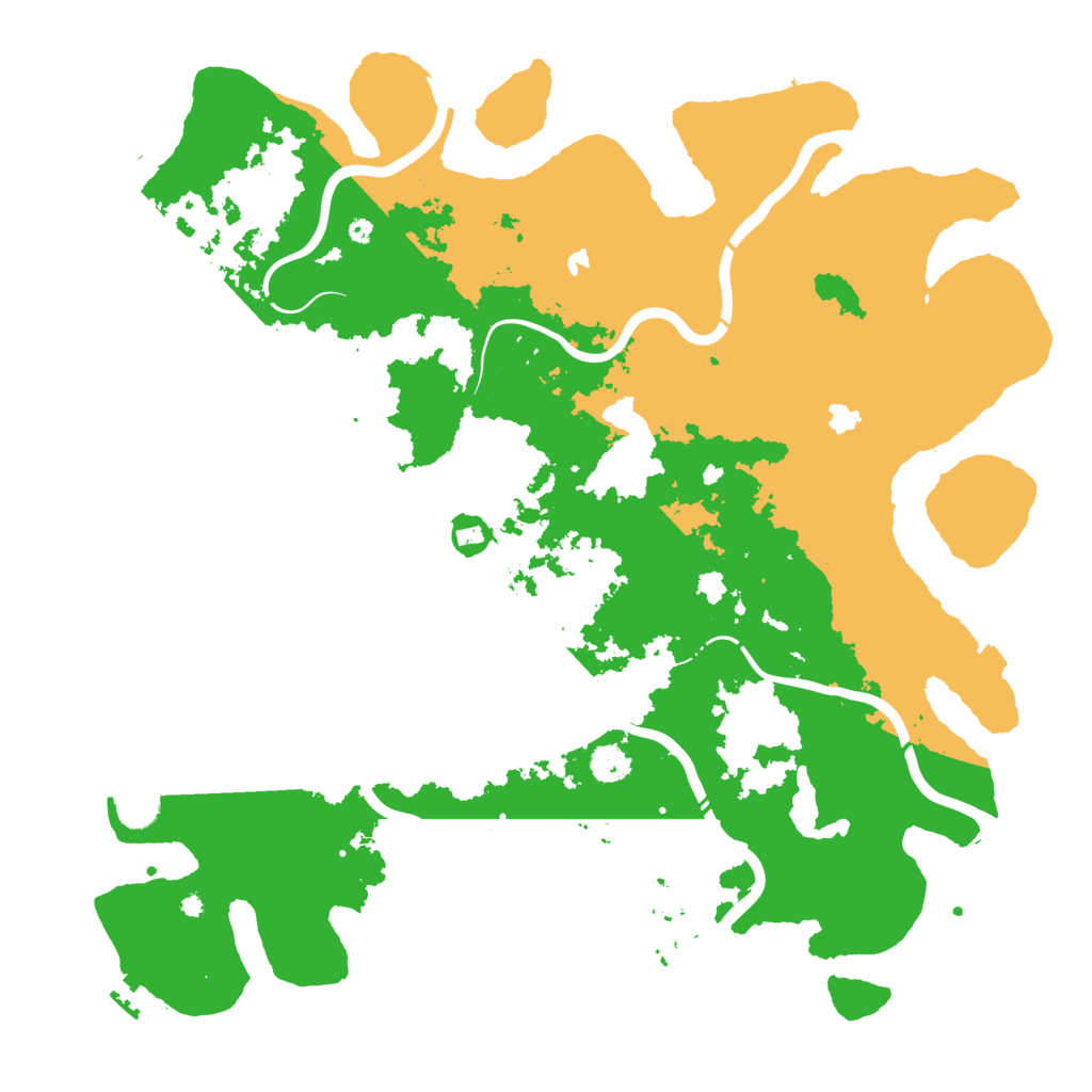 Biome Rust Map: Procedural Map, Size: 4500, Seed: 2000244305