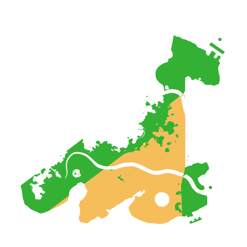 Biome Rust Map: Procedural Map, Size: 3000, Seed: 89490166