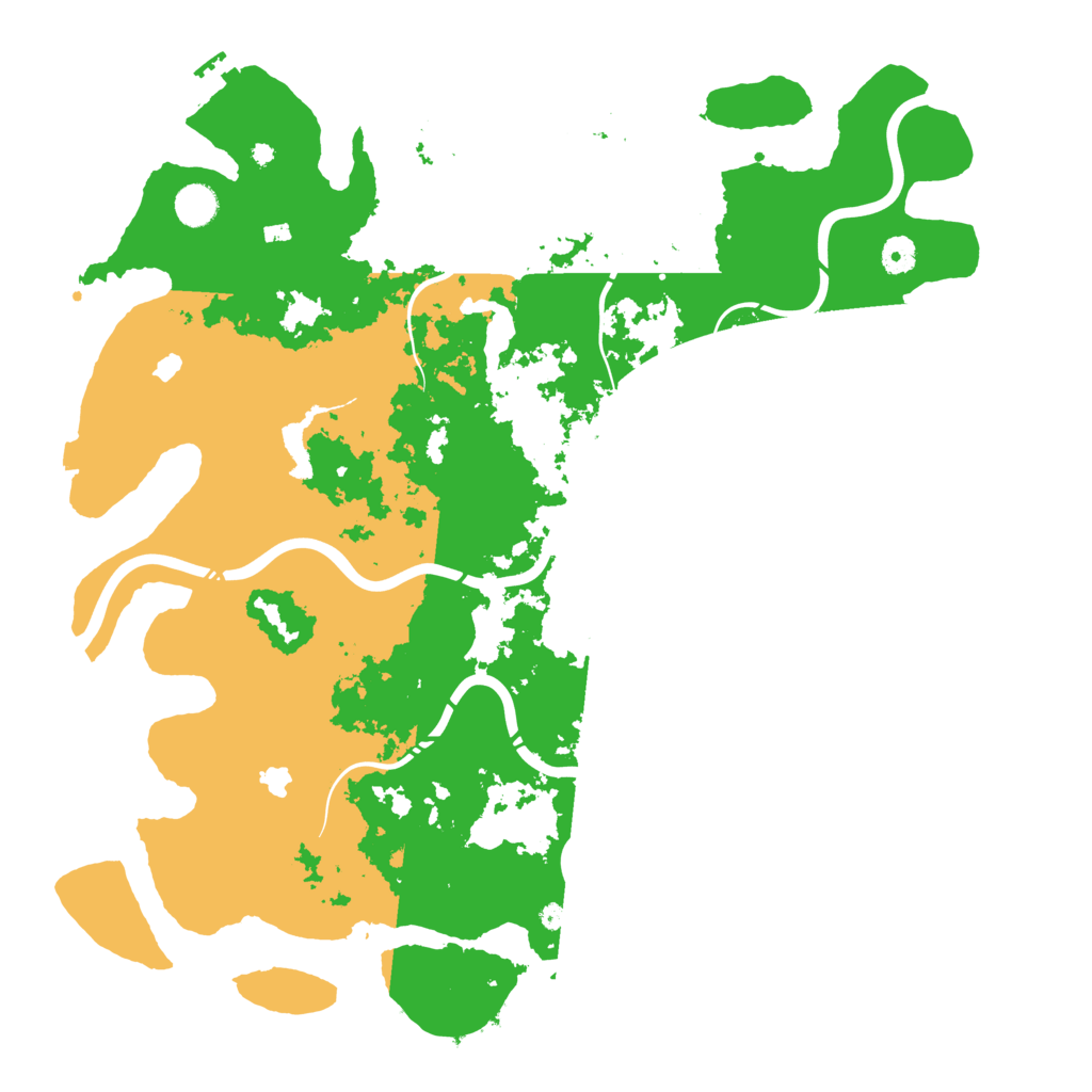 Biome Rust Map: Procedural Map, Size: 4500, Seed: 302582133
