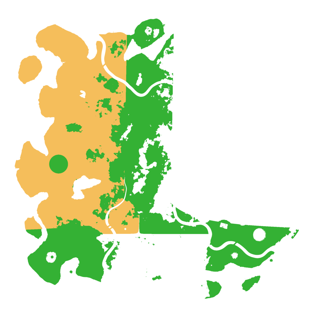 Biome Rust Map: Procedural Map, Size: 4400, Seed: 546061941
