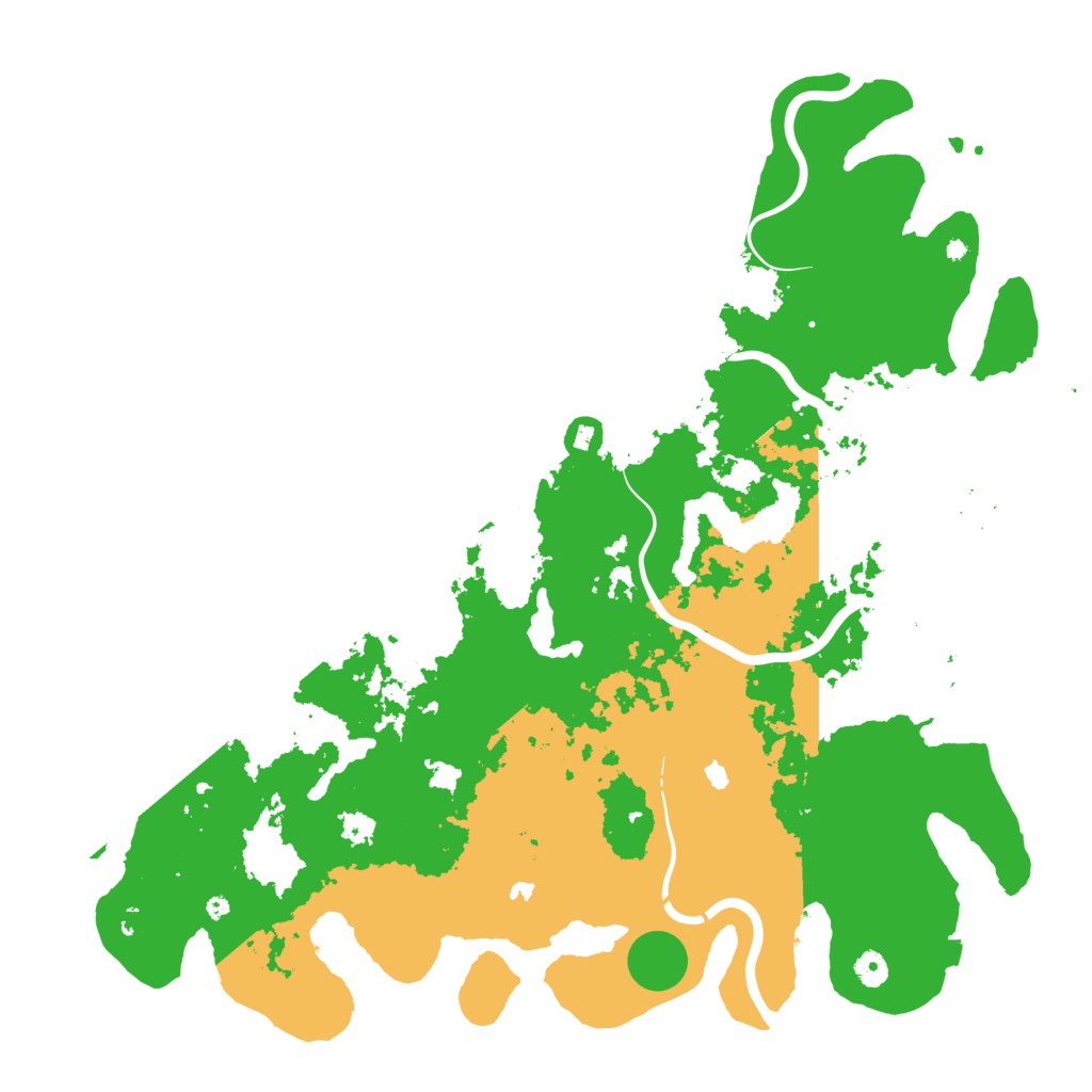 Biome Rust Map: Procedural Map, Size: 4800, Seed: 195290702