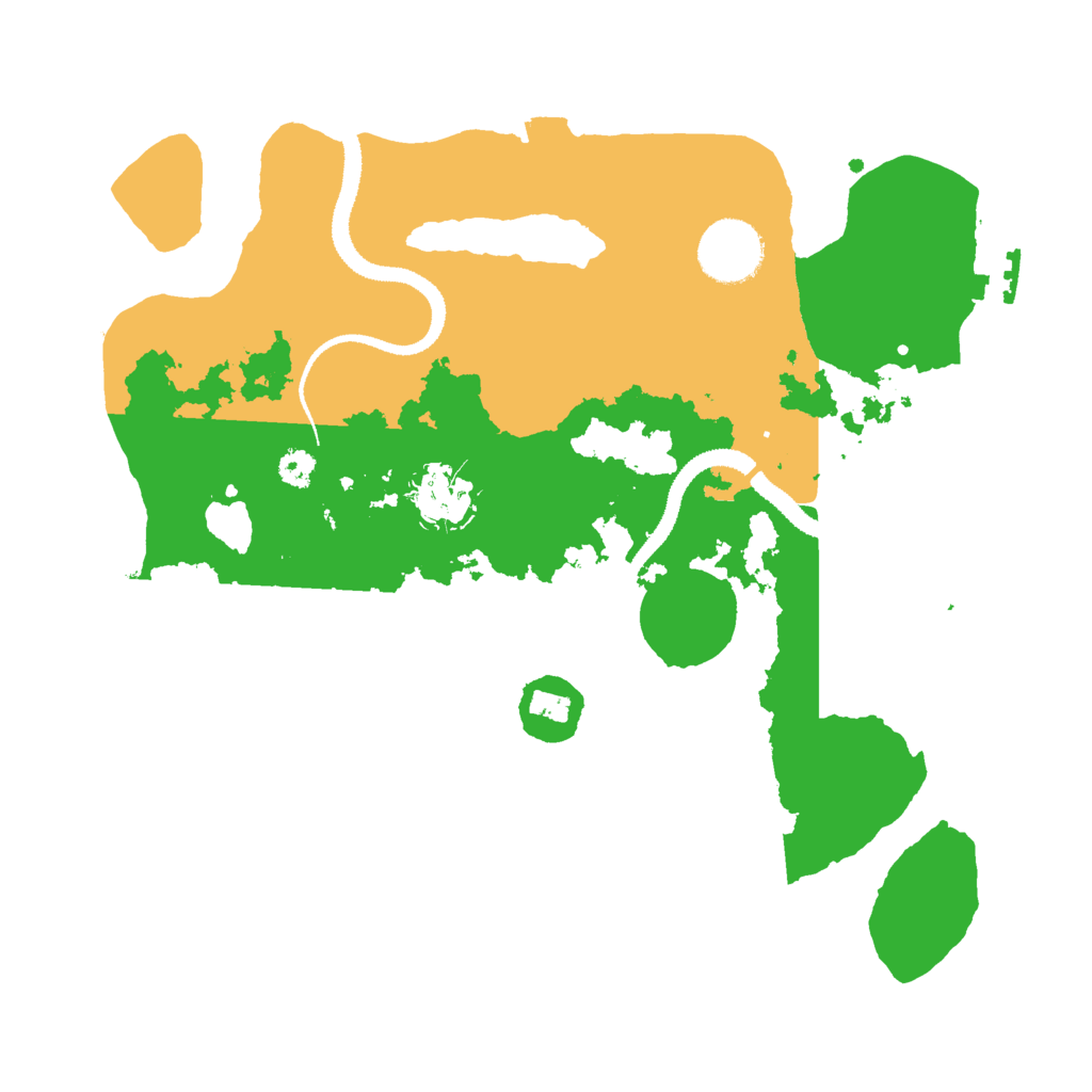 Biome Rust Map: Procedural Map, Size: 3000, Seed: 387278108