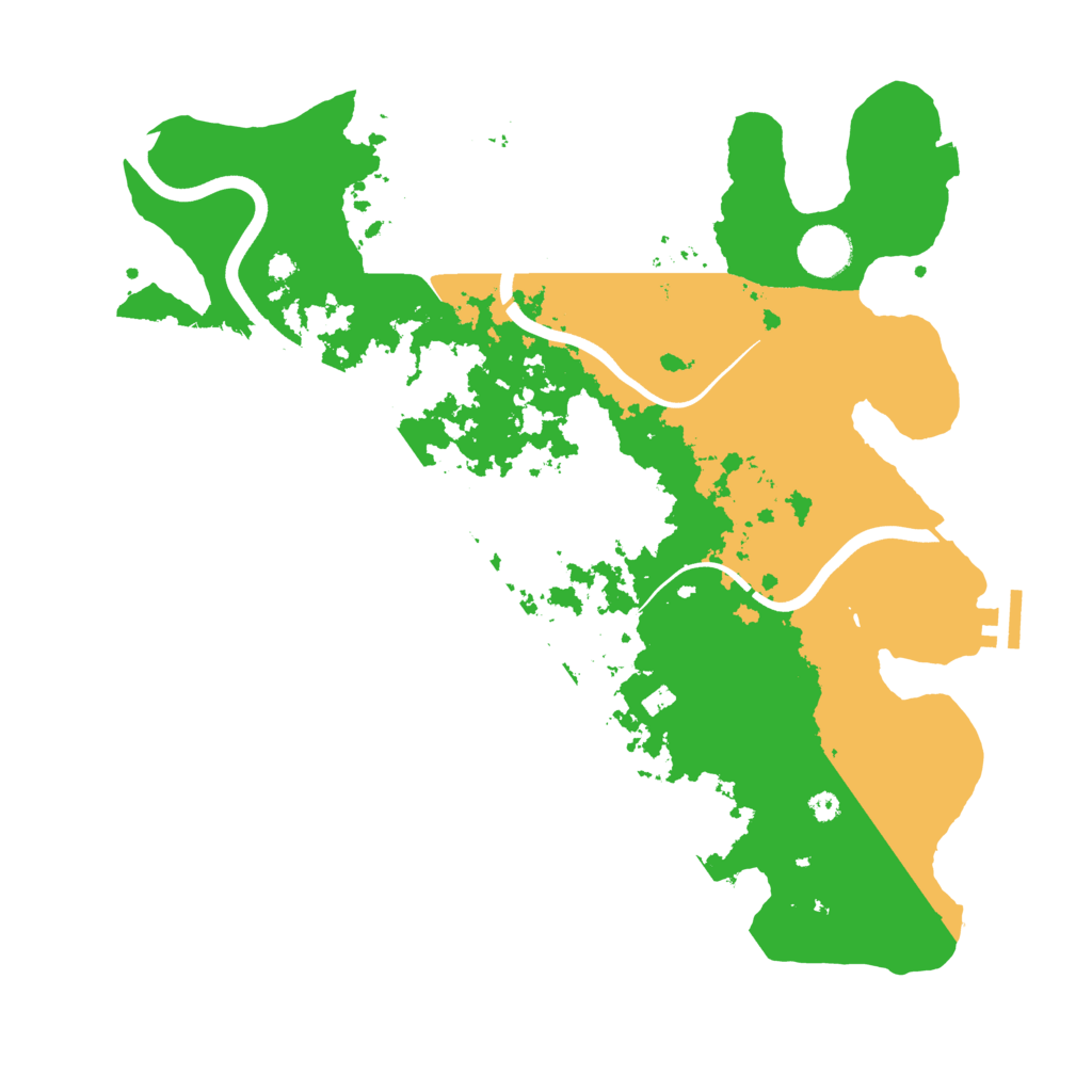 Biome Rust Map: Procedural Map, Size: 3750, Seed: 709307702