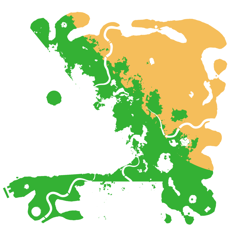 Biome Rust Map: Procedural Map, Size: 4500, Seed: 523912931