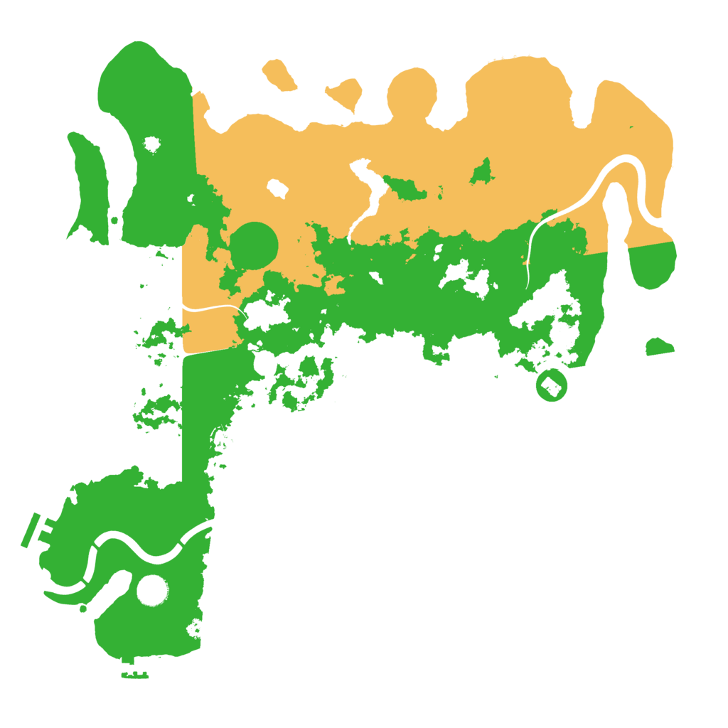 Biome Rust Map: Procedural Map, Size: 4096, Seed: 915994185