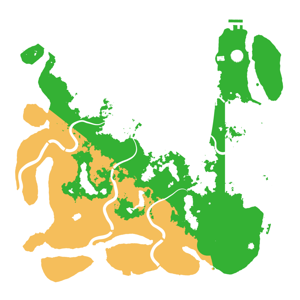 Biome Rust Map: Procedural Map, Size: 4250, Seed: 97375873