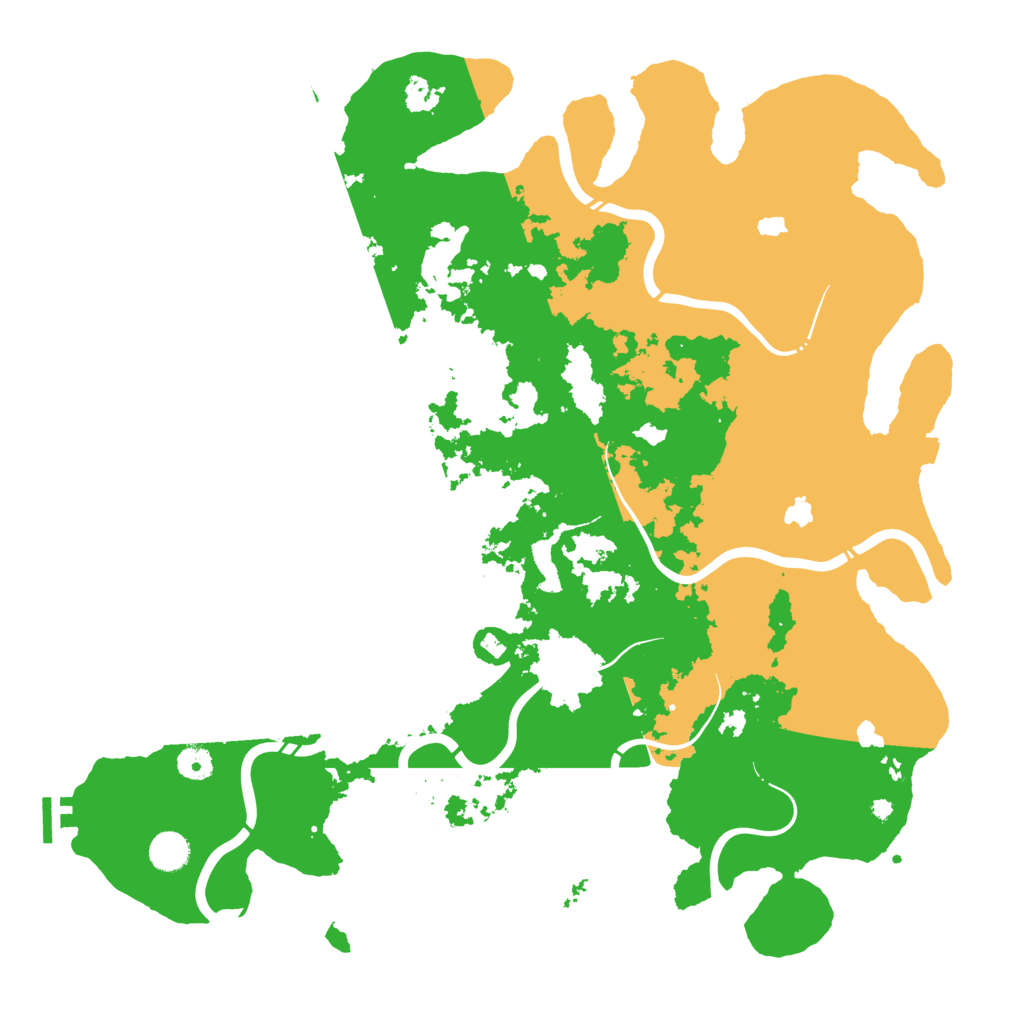 Biome Rust Map: Procedural Map, Size: 4500, Seed: 162720020