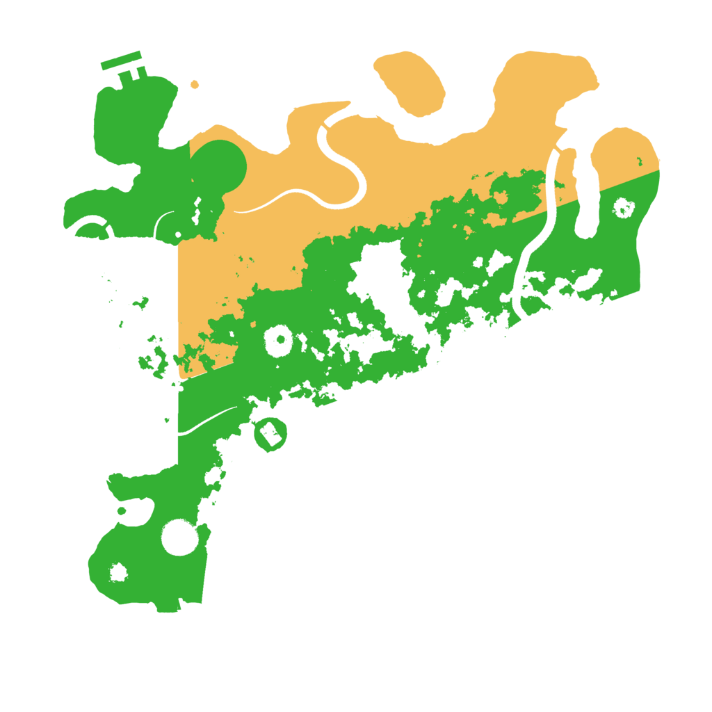 Biome Rust Map: Procedural Map, Size: 3500, Seed: 1305242518