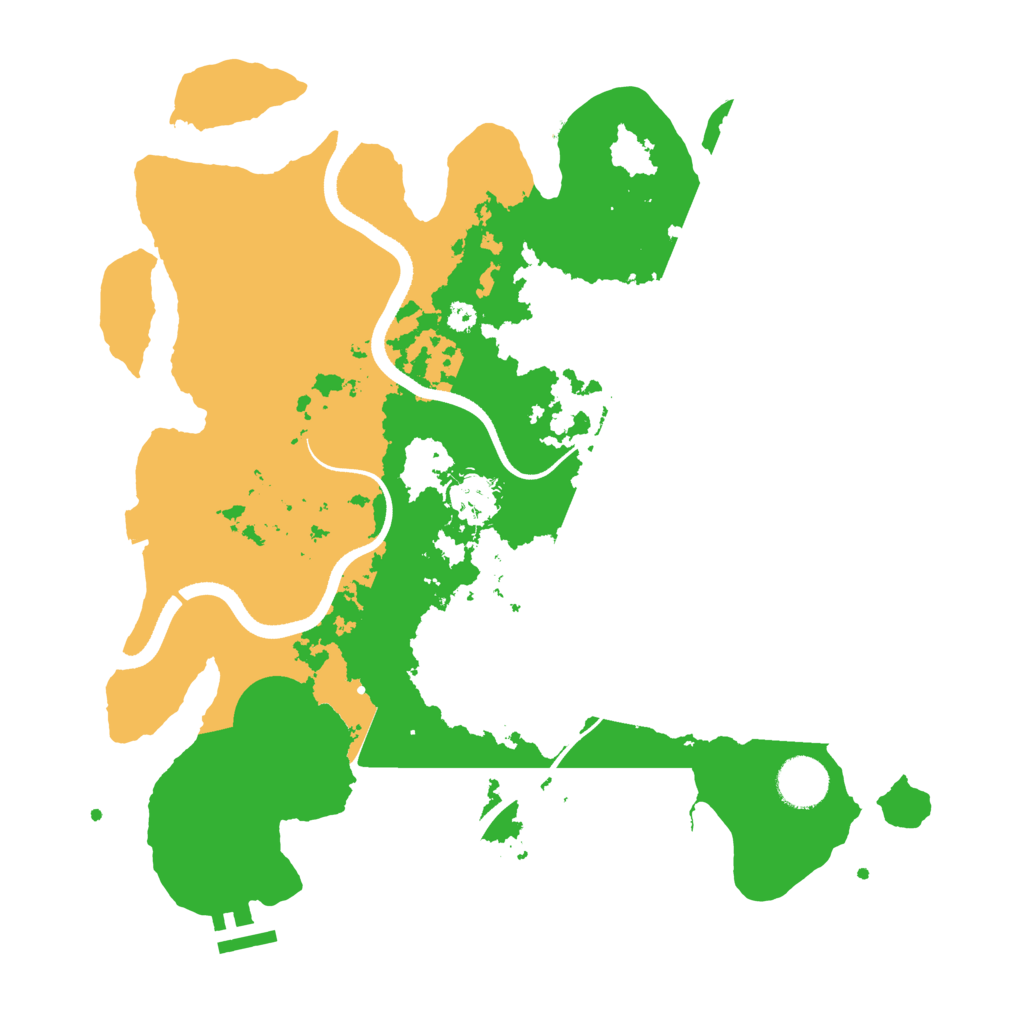Biome Rust Map: Procedural Map, Size: 3500, Seed: 1607124952