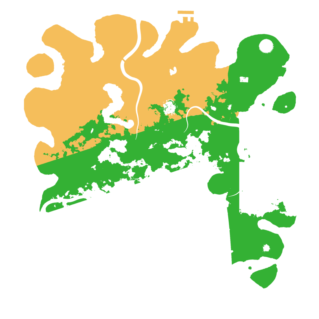 Biome Rust Map: Procedural Map, Size: 4000, Seed: 52766