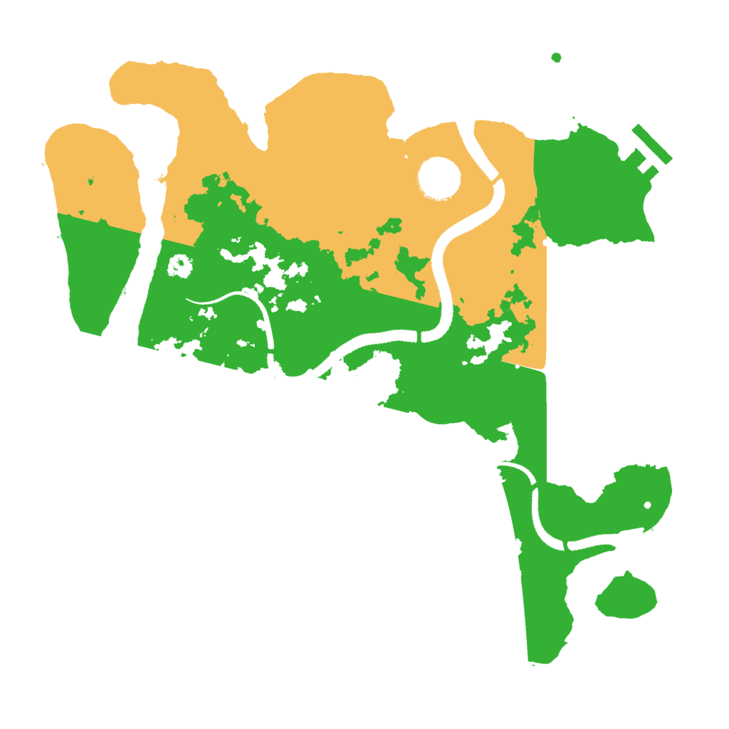 Biome Rust Map: Procedural Map, Size: 3000, Seed: 286010