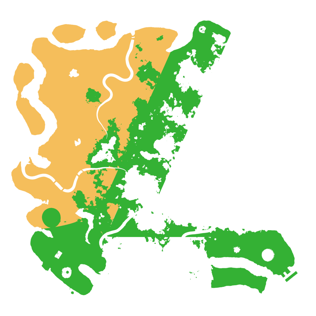 Biome Rust Map: Procedural Map, Size: 4500, Seed: 1811849502