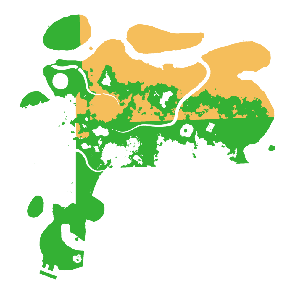 Biome Rust Map: Procedural Map, Size: 3500, Seed: 1950482897