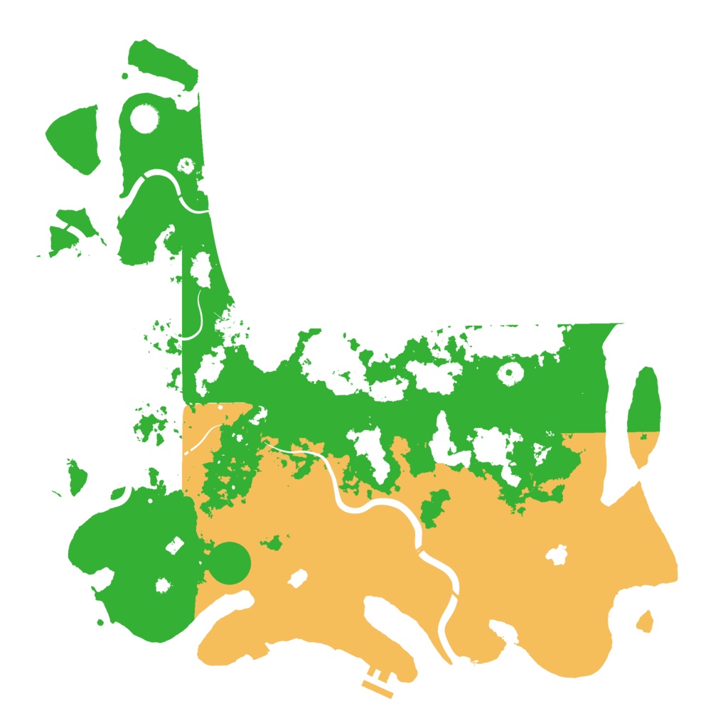 Biome Rust Map: Procedural Map, Size: 4500, Seed: 1696166571
