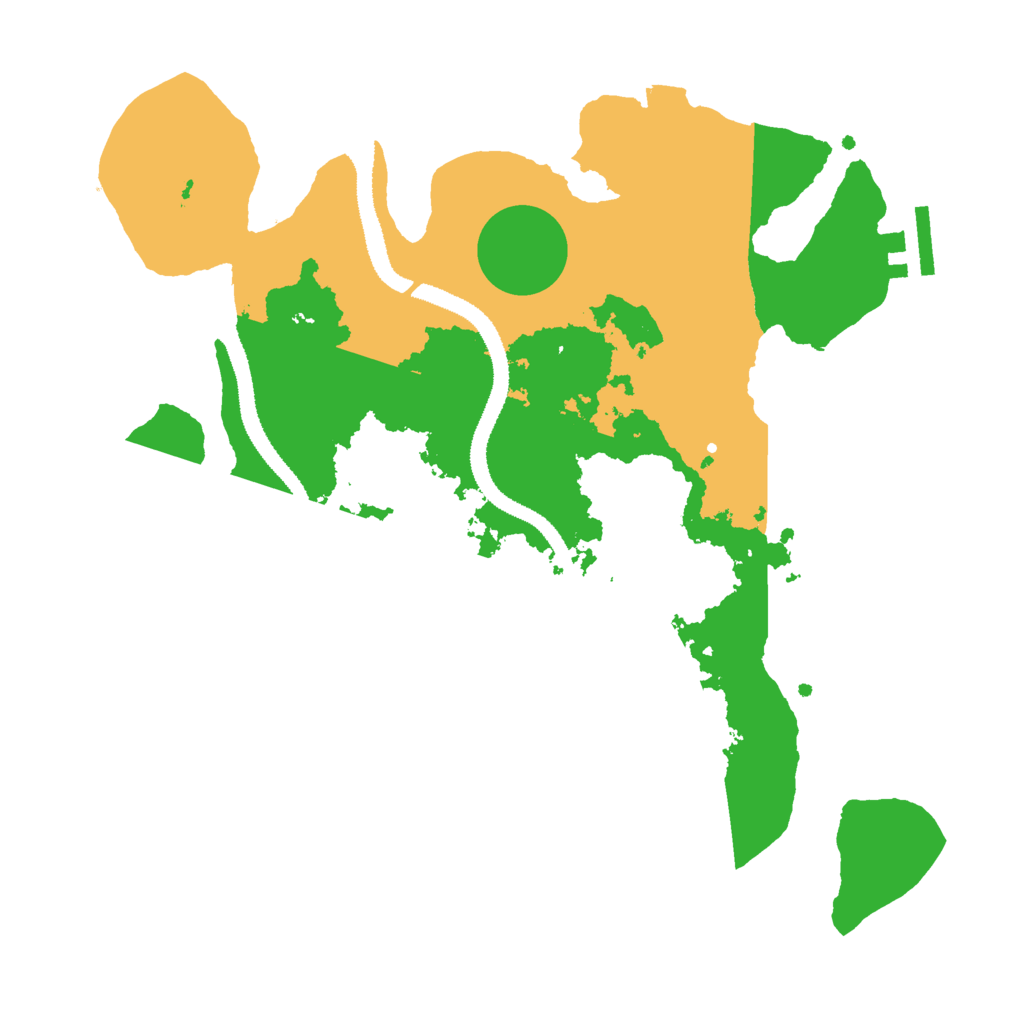 Biome Rust Map: Procedural Map, Size: 3000, Seed: 1309646536