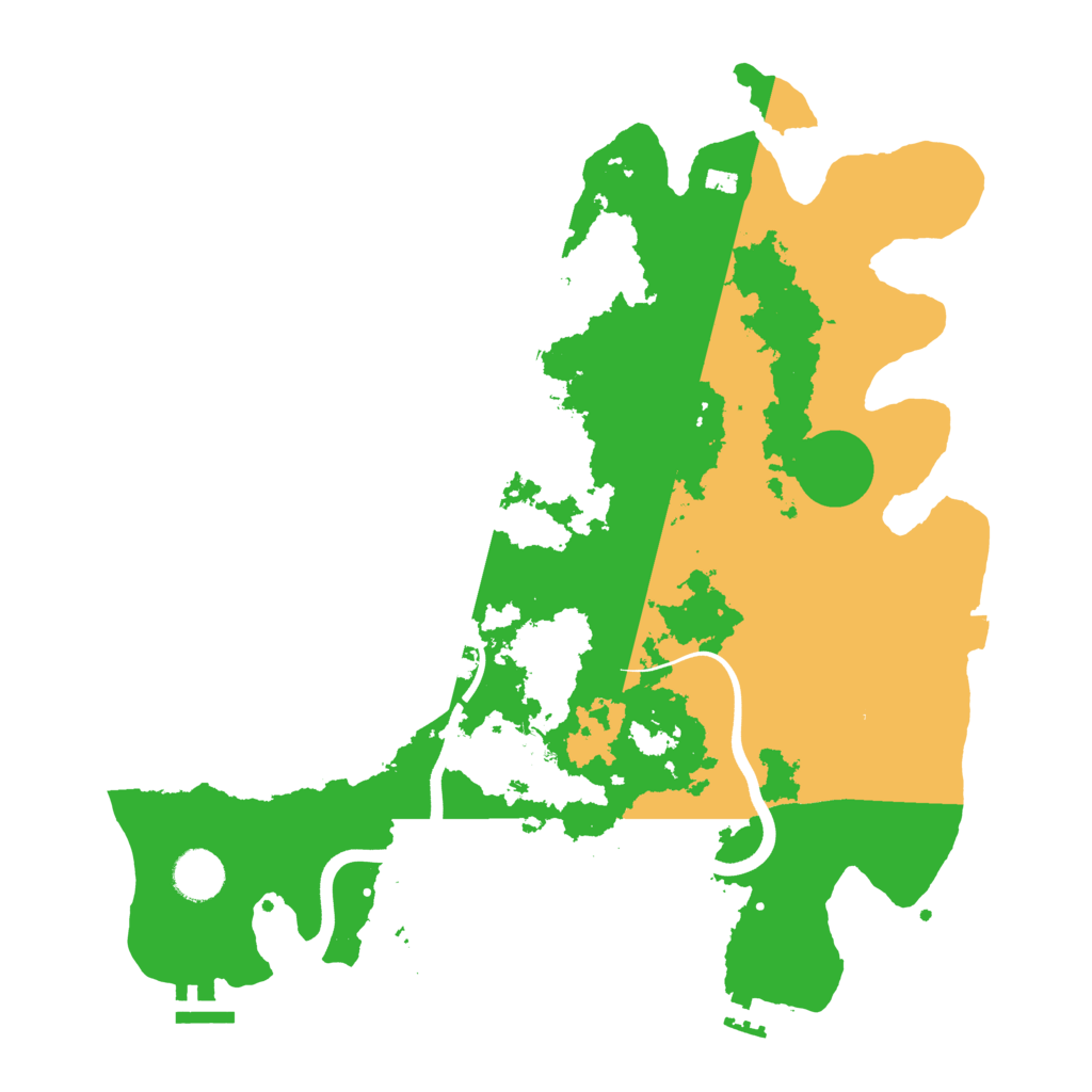 Biome Rust Map: Procedural Map, Size: 3750, Seed: 185483636