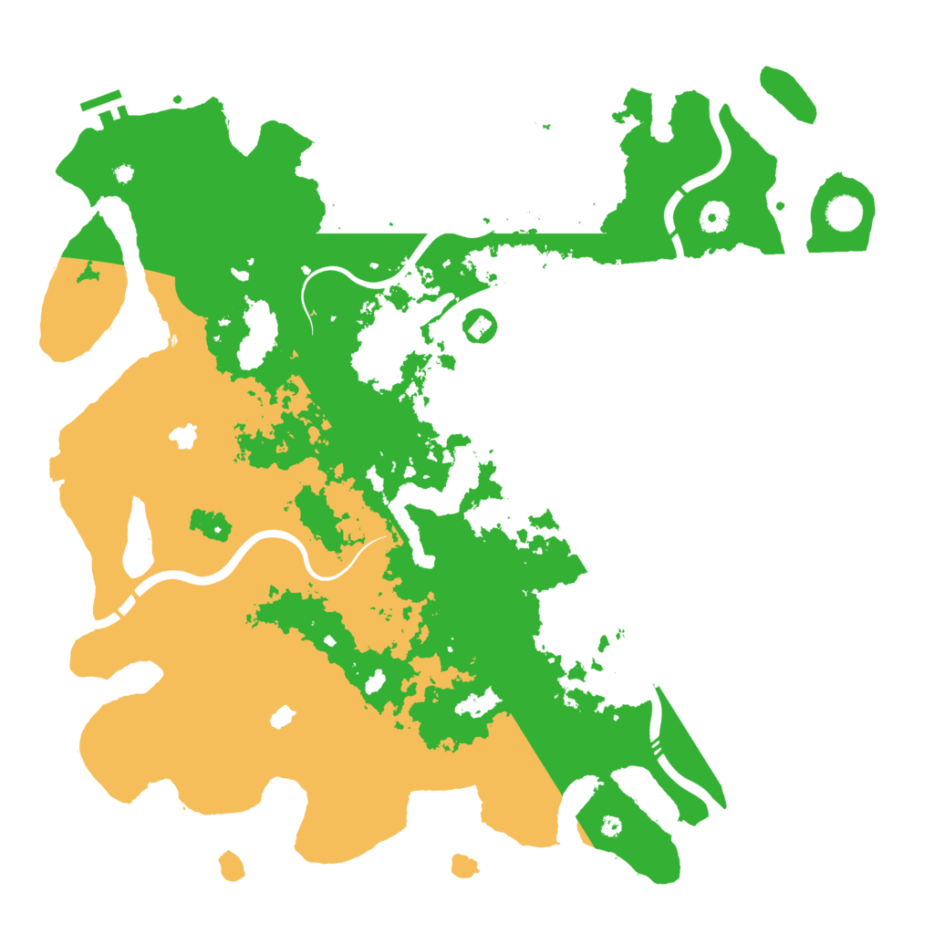 Biome Rust Map: Procedural Map, Size: 4500, Seed: 1500971220