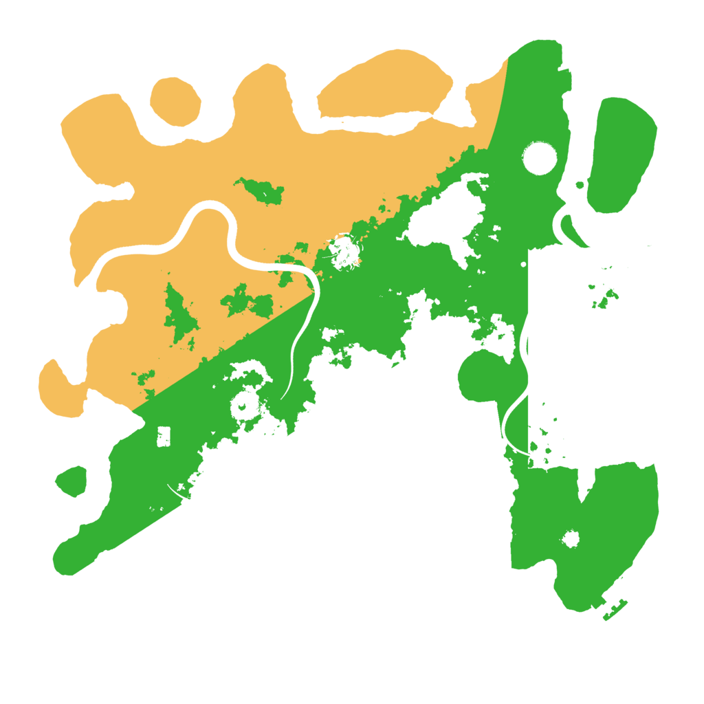 Biome Rust Map: Procedural Map, Size: 3700, Seed: 941379318