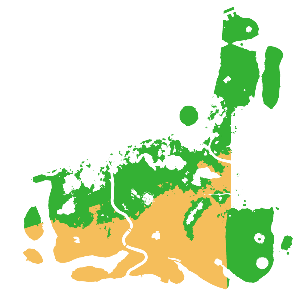 Biome Rust Map: Procedural Map, Size: 4500, Seed: 1594249966