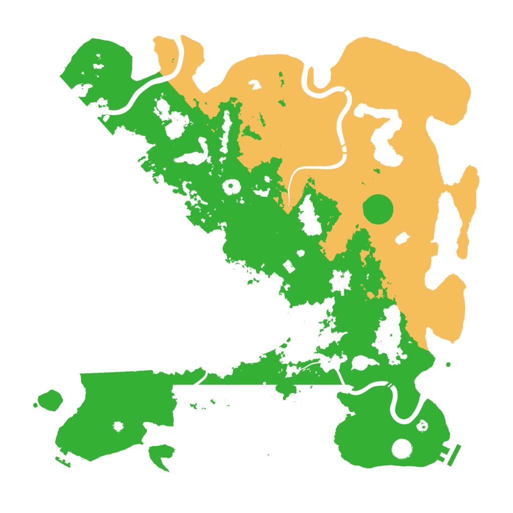 Biome Rust Map: Procedural Map, Size: 4500, Seed: 227079441
